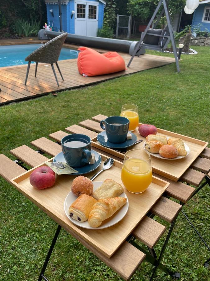Merig'Home Chambre Bd Climatisee Dans Maison Avec Piscine Au Calme En Ville, Sdb & Toilettes Prives Ανγκουλέμ Εξωτερικό φωτογραφία